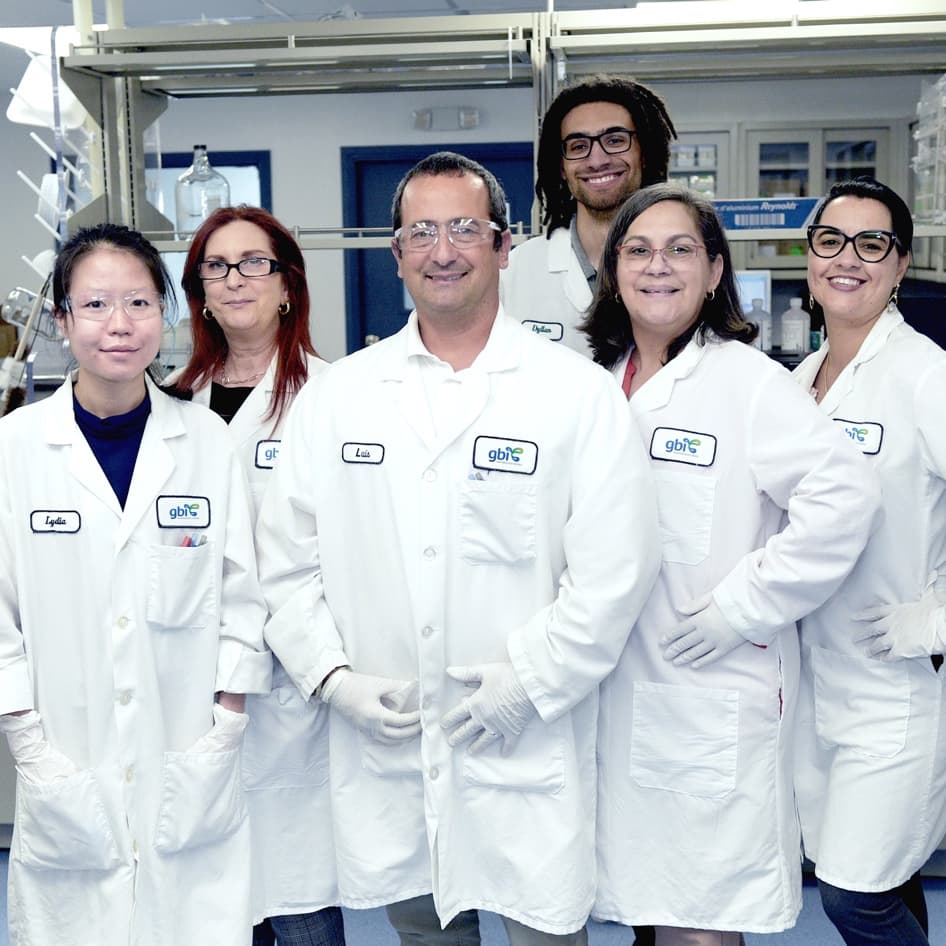 6 happy GBI scientist employees